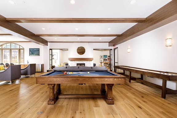 a game room with a pool table and a billiard table at Mission Hills, California, 93012
