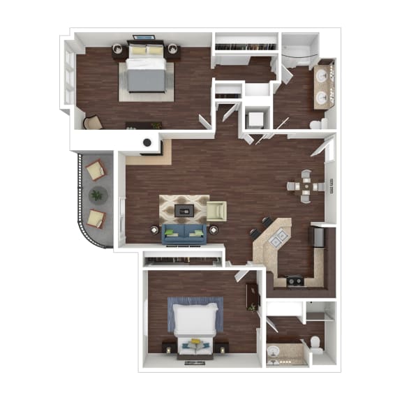 B3 Floor Plan  at Marina Harbor, Marina del Rey, 90292