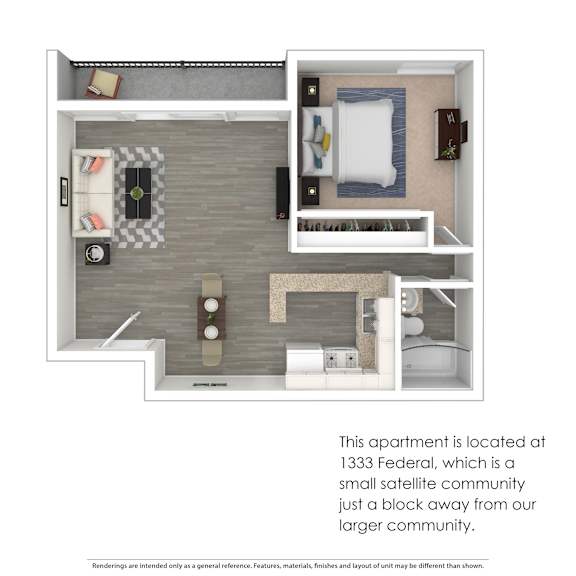 1 bed 1 bath at West Park Village, California