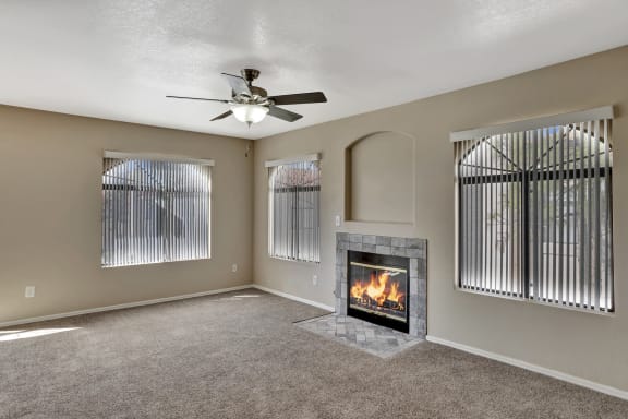 Fireplaces in some homes Fireplaces in some homes at San Montego Apartments, Mesa, AZ, 85206