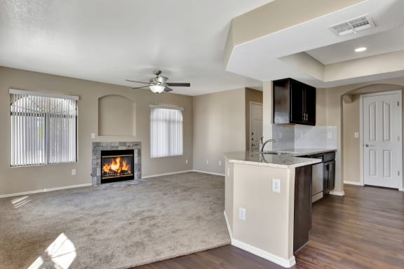 Fireplaces in some homes Fireplaces in some homes at San Montego Apartments, Arizona