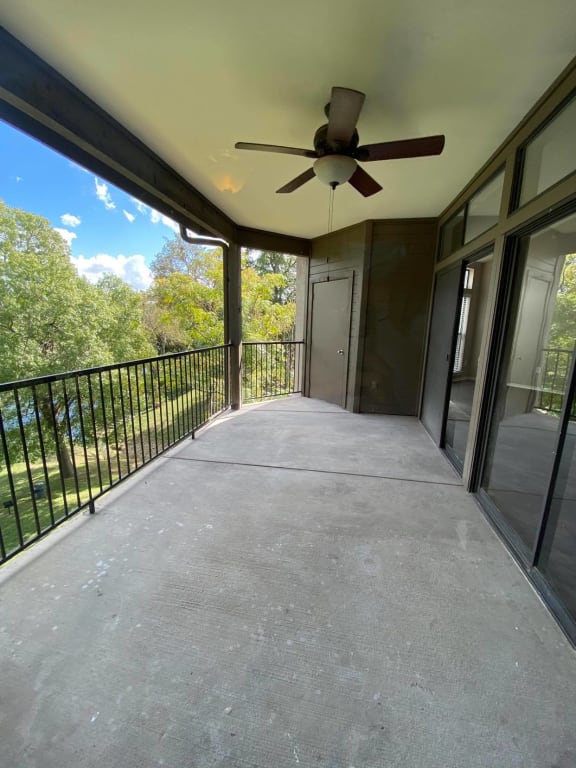 Large Balcony at Waters Edge Apartment Homes, Georgetown, Texas