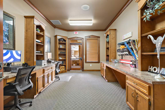 Business Center at The Verandah, Austin, Texas