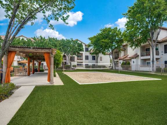 Sand Volleyball Court at La Ventura Apartments, Plano, 75093