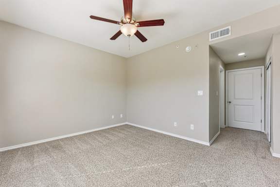 Interior with neutral finishes at Waters Edge Apartment Homes, Georgetown, Texas