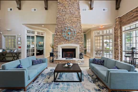 Lounge Area With Fireplace at Stone Oak @ Parmer, Austin, 78727
