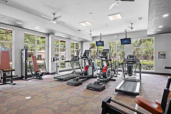 Cardio Studio Equipment at Artisan Apartments & Shops, Texas