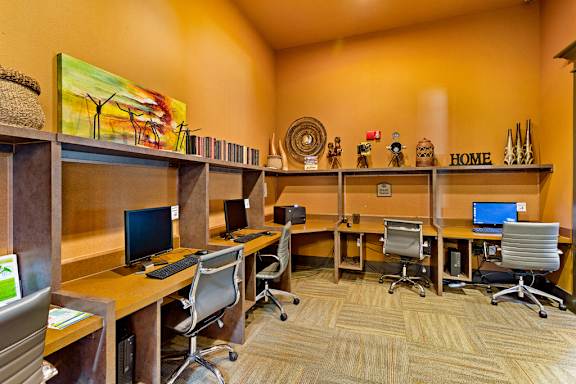 Business Center at Las Brisas Apartment Homes, Texas, 78665