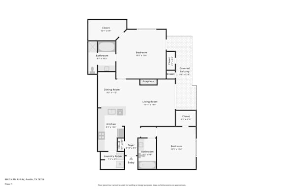Electrify Floor Plan at Sonterra Apartment Homes, Texas