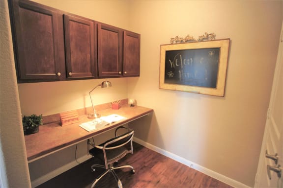 Model Built In Desk at The Fairways at Star Ranch, Texas