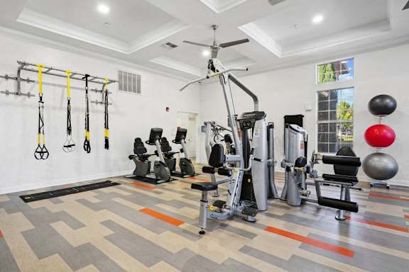 Fitness Center at La Ventura Apartments, Texas, 75093