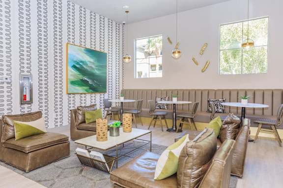 Modern Living Room at The Presidio by Picerne, N Las Vegas, NV