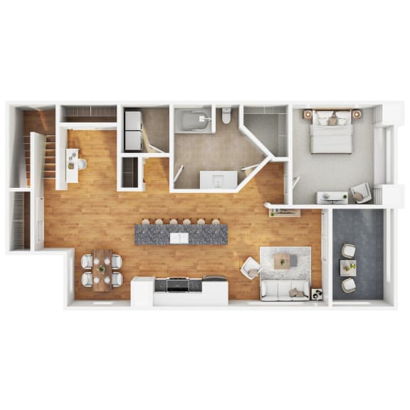 Floor Plan 1d1 at The Cantera by Picerne, Nevada 89139