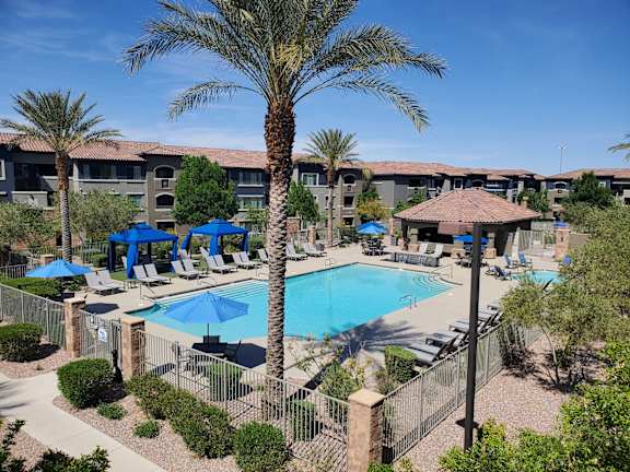 Aerial Pool View at The Paramount by Picerne, Las Vegas