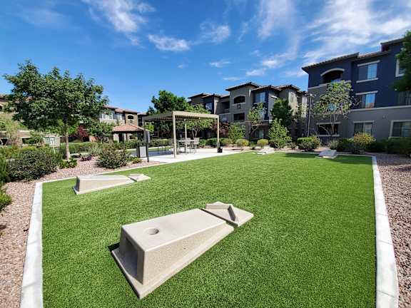 Bocce ball Court at The Paramount by Picerne, Las Vegas, NV, 89123