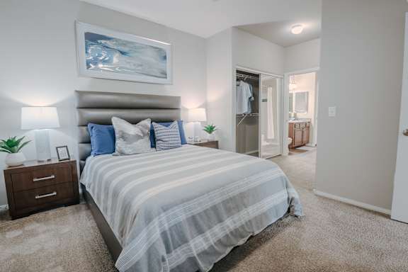 Apartment Master Bedroom at The Summit by Picerne Apartments, Henderson, NV