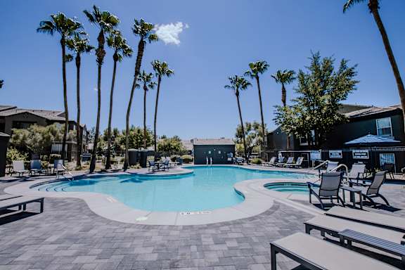 Swimming Pool with Relaxing Sundecks at The Summit by Picerne Apartments, Henderson