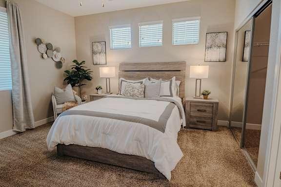 Comfortable Bedroom at Level 25 at The Curve by Picerne, Nevada , 89148
