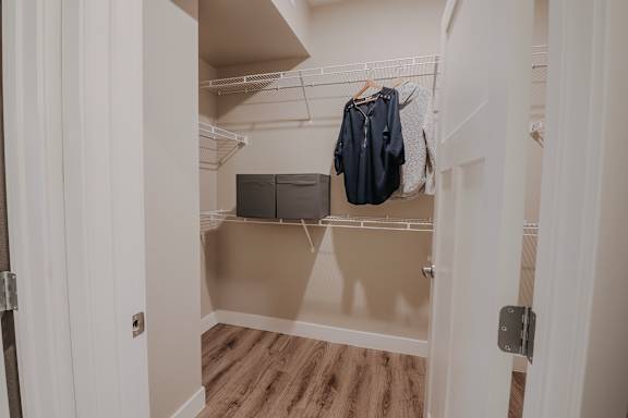 Walk-In Closet at Level 25 at The Curve by Picerne, Las Vegas