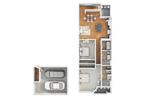 FOUR CORNERS Floor Plan at The Covington by Picerne, Nevada, 89139