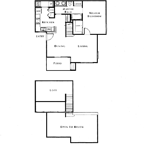 1 bed 1 bath floor plan B at The Summit by Picerne, Nevada, 89052