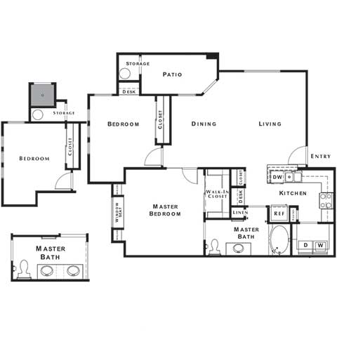 The Retreat Floor Plan at The Paramount by Picerne, Nevada, 89123