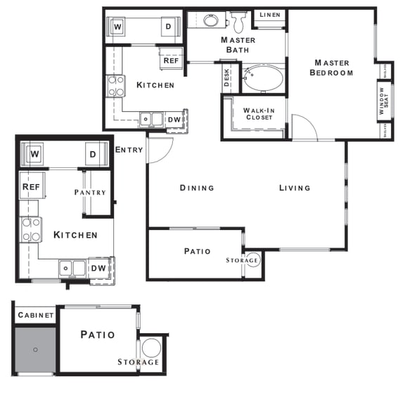 The Sanctuary Floor Plan at The Paramount by Picerne, Las Vegas, 89123
