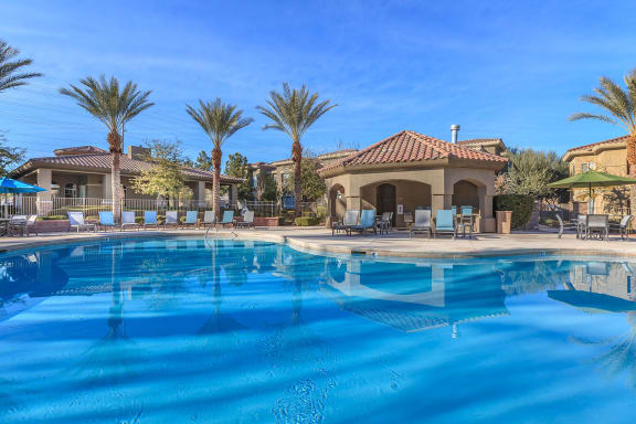 Swimming Pool With Relaxing Sundecks at The Covington by Picerne, Las Vegas, 89139