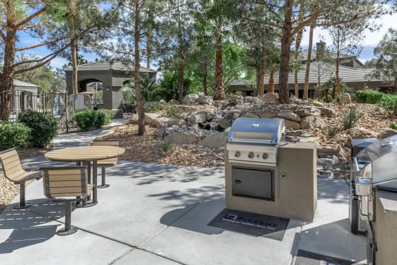 BBQ area at The Equestrian by Picerne, Henderson