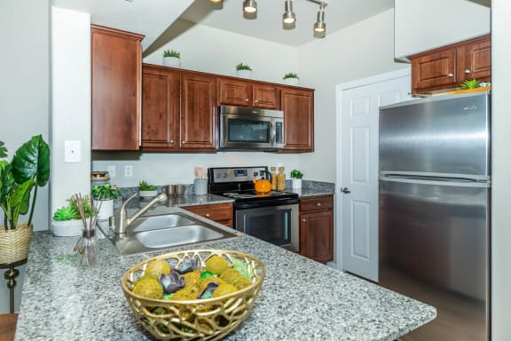 Kitchen with applainces at The Equestrian by Picerne, Nevada, 89052