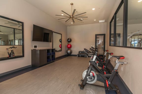 Gym equipment1 at Level 25 at Cactus by Picerne, Las Vegas, NV