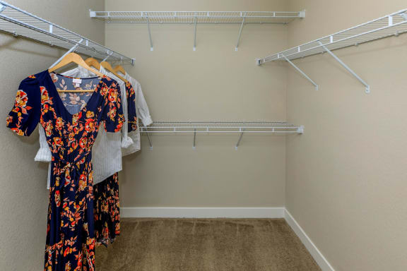 Walk in closet at Level 25 at Sunset by Picerne, Las Vegas, NV, 89113