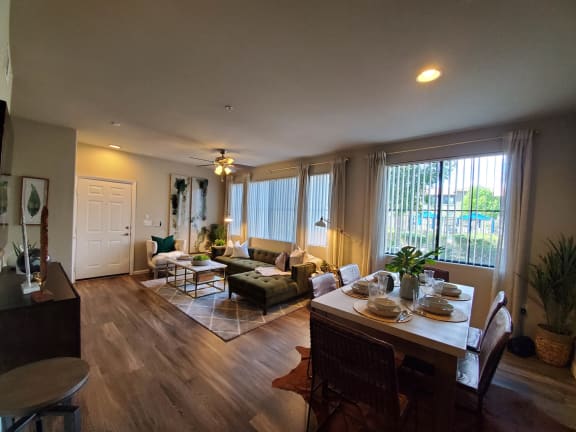 Modern Living Area at The Paramount by Picerne, Las Vegas, NV, 89123