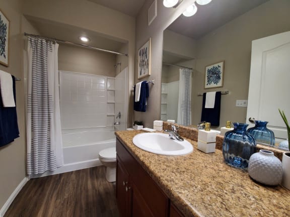 Bathroom With Bathtub at The Paramount by Picerne, Nevada