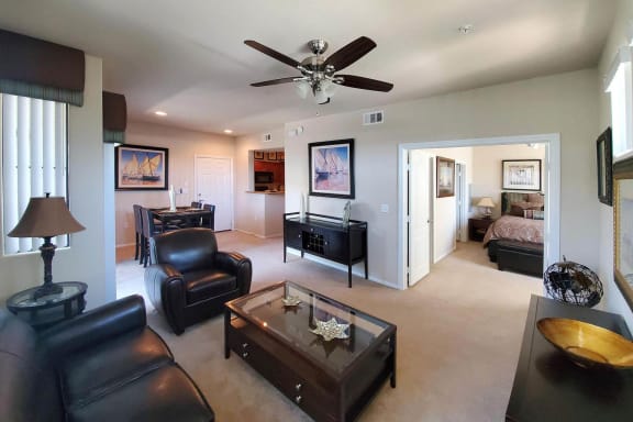 Living Room Interior at The Paramount by Picerne, Las Vegas, NV, 89123