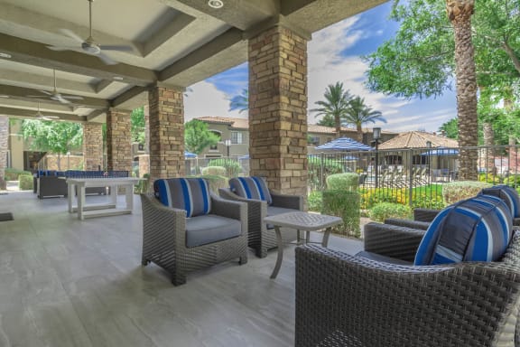 Outdoor Patio at The Paseo by Picerne, Goodyear, Arizona