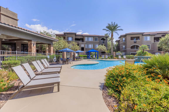 Poolside Decks at The Preserve by Picerne, N Las Vegas, NV