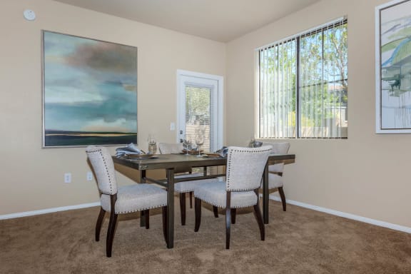 Dining Area at The Preserve by Picerne, N Las Vegas, Nevada