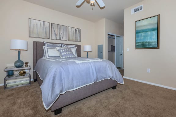 King Size Bedroom at The Preserve by Picerne, N Las Vegas, NV