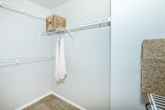 our spacious closets are stocked with robes and towels in every room of our apartments at The Equestrian by Picerne, Henderson