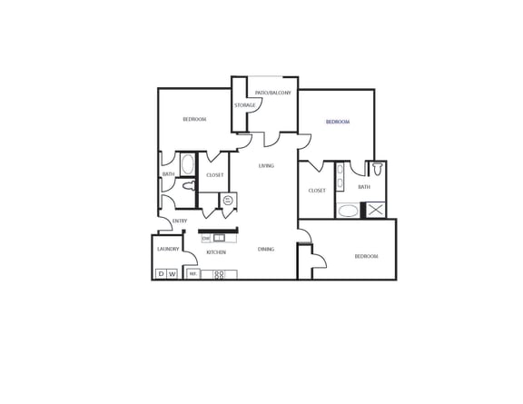 this is the lower level floor plan of our home