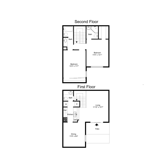 Floor Plan B12 at Davenport Apartments in Dallas, TX