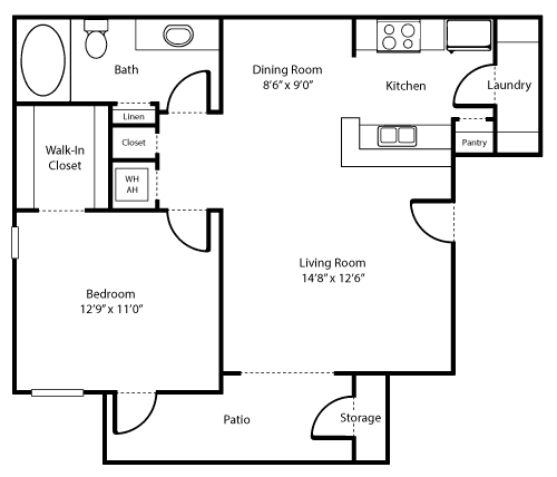 Adobe Lily 2D Floorplan | Sundance | Clermont FL