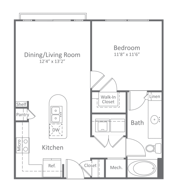 Harlow River Oaks Floor Plan A1, Houston, TX