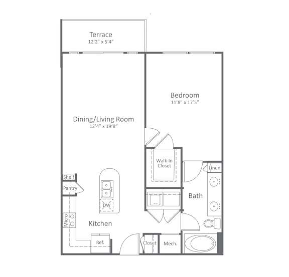 Harlow River Oaks Floor Plan A10, Houston, TX