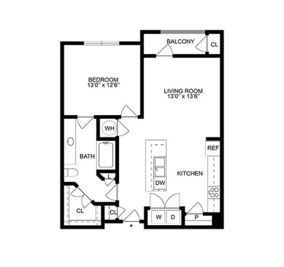 clay floor plan of GreenVue in Richardson, TX