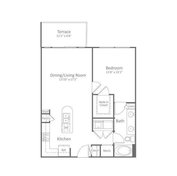Harlow River Oaks Floor Plan A4, Houston, TX