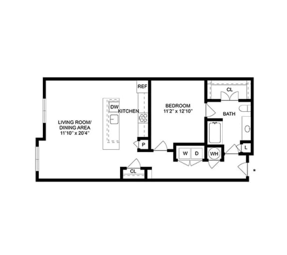 walnut floor plan of GreenVue in Richardson, TX