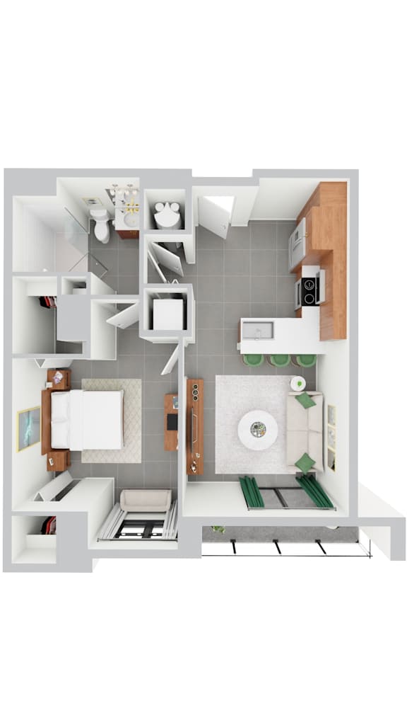 A5, 1 bed 1 bath | 601 sq ft | Alvorada on the Bay in North Miami Beach, FL