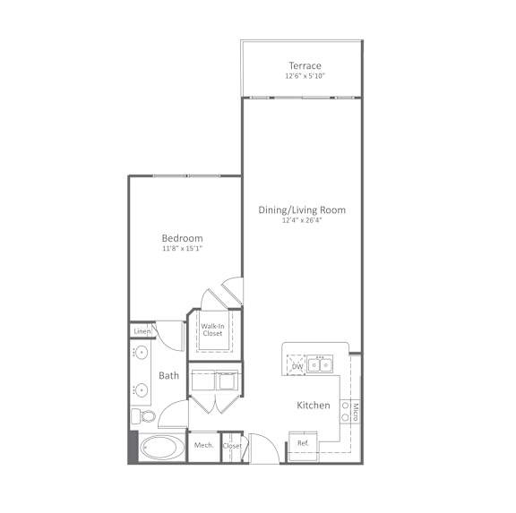 Harlow River Oaks Floor Plan A7, Houston, TX